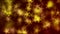 Abstract Festive Motion Golden Brown Shiny Blurry Focus Dotted Lines Pattern Star Shape Particles Flying