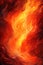 Abstract fiery background with swirling orange and red flames, perfect for dynamic and energetic design themes or