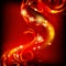Abstract fire background