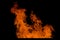 Abstract Fire flames, Blaze fire flame texture for banner background, Conceptual image of burning fire, Perfect fire particles on