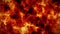 Abstract fire patterns offset moving background