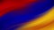 Abstract flag of the Armenia: seamless loop animation