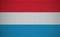 Abstract flag of Luxembourg made of circles. Luxembourger flag designed with colored dots giving it a modern and futuristic