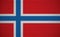 Abstract flag of Norway made of circles. Norwegian flag designed with colored dots giving it a modern and futuristic abstract look