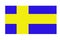 Abstract flag of Sweden closeup colorful dirty fabric