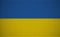 Abstract flag of Ukraine made of circles. Ukrainian flag designed with colored dots giving it a modern and futuristic abstract
