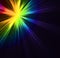 Abstract flash star light. Colorful exploding