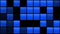 Abstract flashing squares in blue