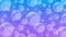 Abstract Floating Bubbles in Blue and Purple Background