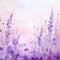 Abstract Floral Art: Delicate Lavender Watercolor Background
