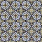 Abstract floral seamless pattern. Geometric asian ornament. Traditional floral oriental tile ornamental backdrop