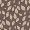 Abstract floral semaless pattern in a shape of a leaf or a petal