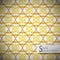 Abstract flower lotus loop golden lattice vintage geometric seam