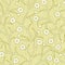 Abstract flowers floral beige seamless background