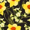 Abstract flowers seamless patterns. Design for paper, cover, fabric, interior decor and other users.