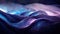 Abstract flowing purple and blue liquid wallpaper. Texture imitating running painting with shiny details. 3D rendering background