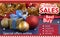 Abstract flyer for shopping on Christmas Shop virtual