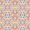 Abstract foliage seamless kaleidoscopic pattern background for your design.