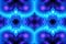 Abstract fractal design with purple swirls generated by ai