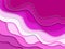 Abstract fuchsia, pink lines wave texture, banner background for web design card