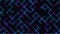 Abstract Futuristic Blue Purple Glowing Diagonal Square Holo Grid Lines Pattern