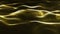 Abstract Futuristic Digital Gold Wave Particles Background.