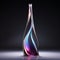 Abstract and Futuristic Perfume Bottle: Glowing Whispers