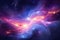 Abstract Galaxy background, Colourful star. Generative AI