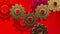 Abstract gears on background