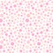 Abstract geo pattern in blush pink colors, pastel pink confetti pattern