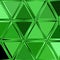 Abstract geomatics triangle block pattern green wallpaper