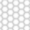 Abstract geomatric hexagon pattern.Monochrome creative stylish texture.