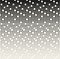 Abstract geometric black and white gradient square halftone pattern