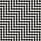 Abstract geometric black and white graphic design optic illusion pattern