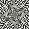 Abstract geometric black and white graphic design print floral trippy pattern background