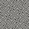 Abstract geometric black and white graphic design print floral trippy pattern background