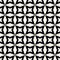 Abstract geometric black and white graphic design print stars pattern