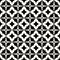 Abstract geometric black and white graphic design print stars pattern