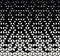 Abstract geometric black and white graphic minimal halftone pattern