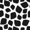 Abstract geometric black white seamless pattern