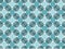 Abstract geometric design aqua / cyan colours