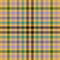 Abstract geometric digitally rendered yellow purple green tartan