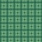 Abstract geometric floral checkered pattern in green shades Rustical, country, cottage, farmhouse, retro, vintage design Ditsy