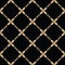 Abstract geometric gold and black hipster deco art pattern