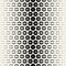 Abstract geometric hexagon halftone gradient pattern