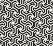 abstract geometric hexagon swirl graphic pattern