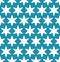 Abstract geometric hipster fashion pillow blue christmas star pattern
