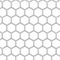 Abstract Geometric Honeycomb Grid Fence Pattern Fabric Illustration Seamless