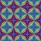 Abstract geometric illusion seamless pattern.