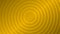 Abstract geometric monochrome background in yellow colors. 3d repeating rings with shadows